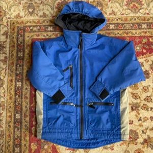 Obermeyer, Juniors S, Blue and Gray  Ski coat.